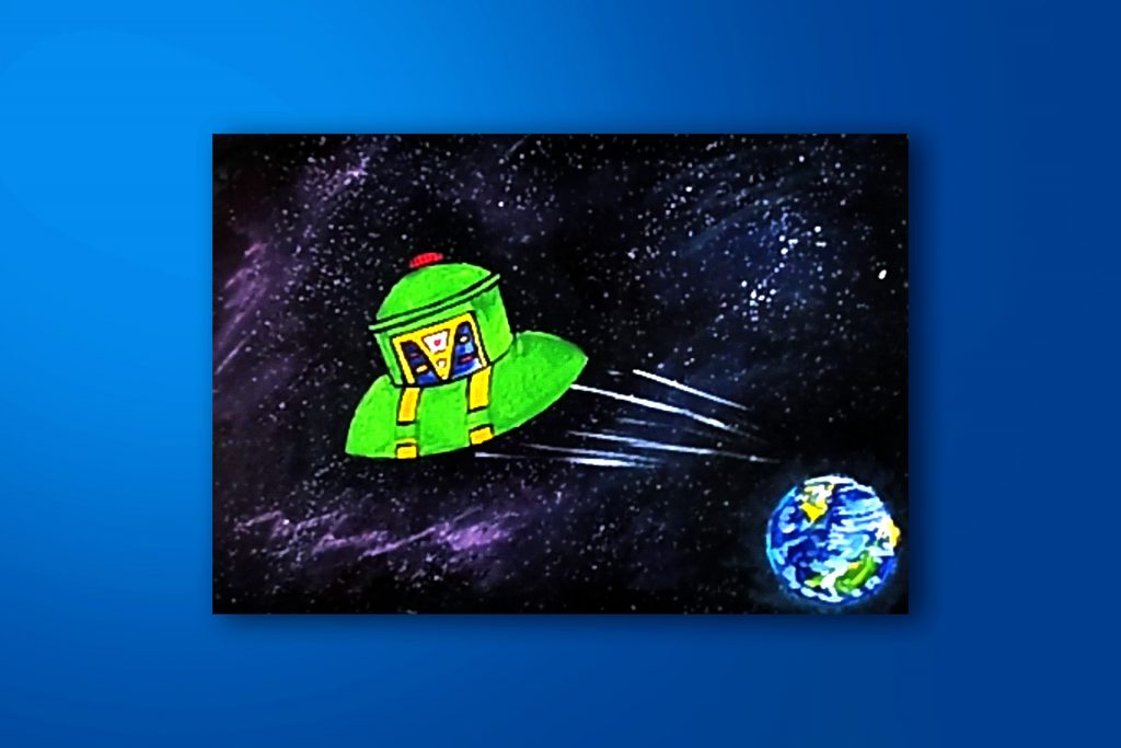 Step-by-step painting tutorial of Cosmos from Transformers