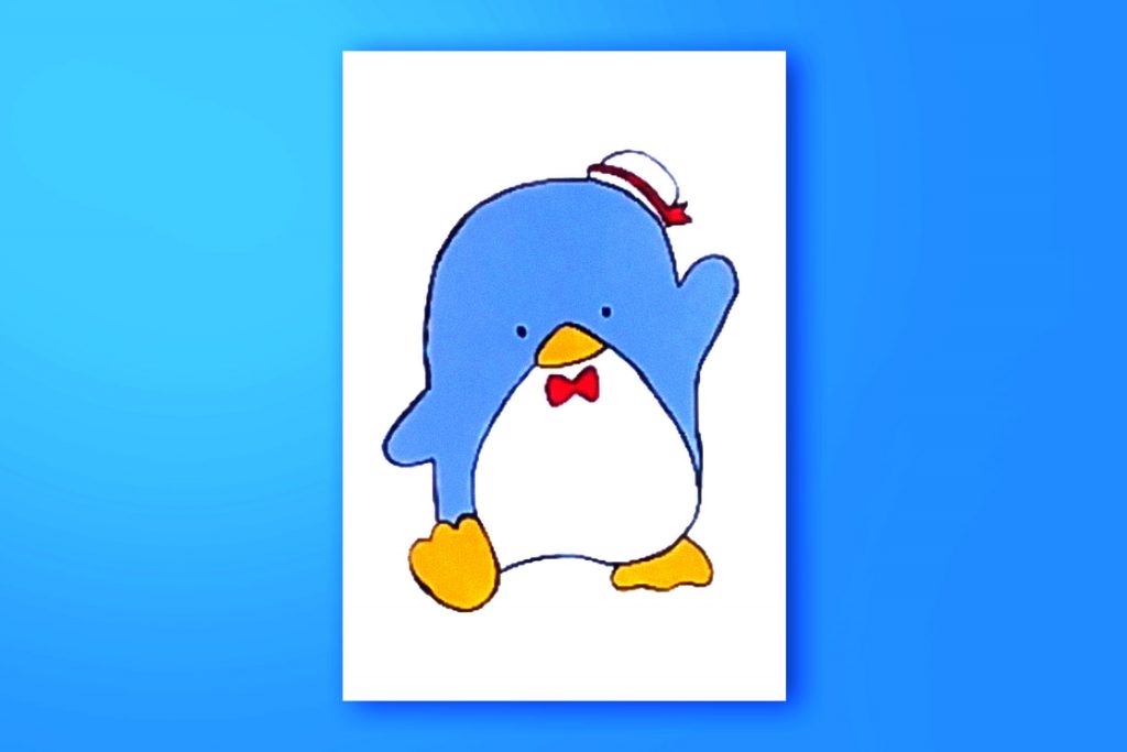 Step-by-step acrylic painting tutorial of Tuxedo Sam